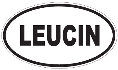 LEUCIN - Oval Sticker