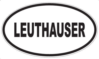 LEUTHAUSER - Oval Magnet
