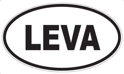LEVA - Oval Sticker