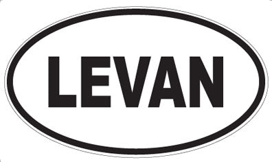 LEVAN - Oval Sticker