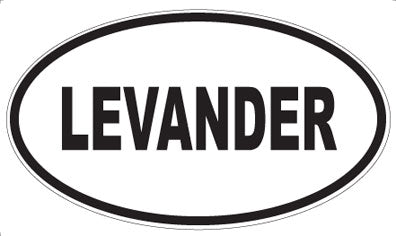 LEVANDER - Oval Magnet