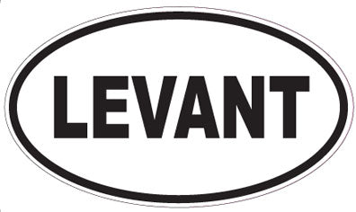 LEVANT - Oval Sticker