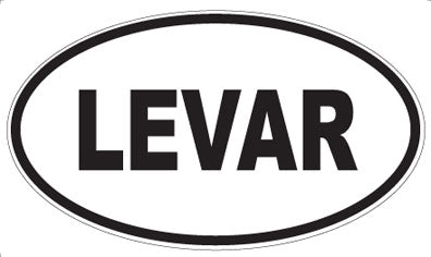 LEVAR - Oval Sticker
