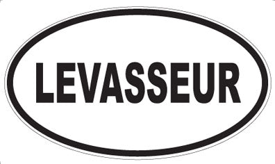 LEVASSEUR - Oval Magnet