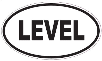 LEVEL - Oval Sticker