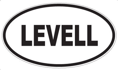 LEVELL - Oval Sticker