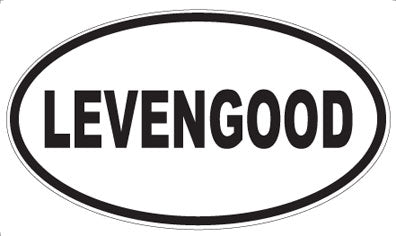 LEVENGOOD - Oval Sticker