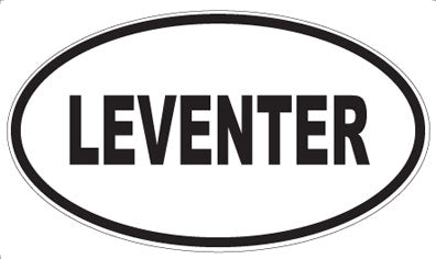 LEVENTER - Oval Sticker