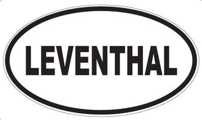 LEVENTHAL - Oval Sticker