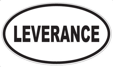 LEVERANCE - Oval Magnet