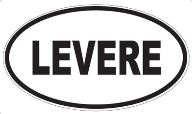 LEVERE - Oval Sticker