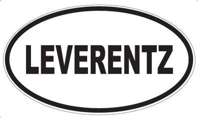 LEVERENTZ - Oval Magnet
