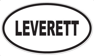 LEVERETT - Oval Sticker