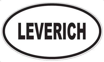 LEVERICH - Oval Magnet
