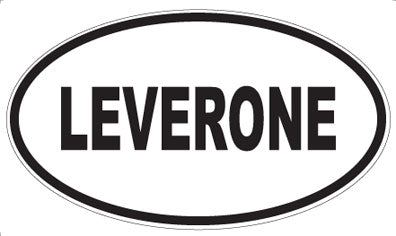 LEVERONE - Oval Sticker