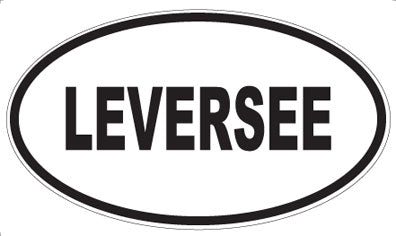 LEVERSEE - Oval Sticker