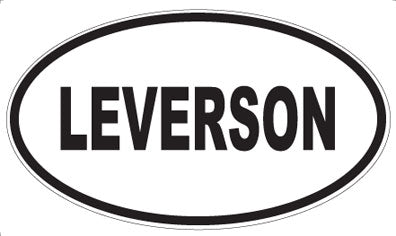 LEVERSON - Oval Magnet