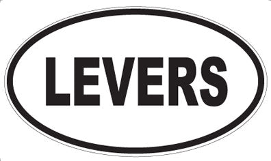 LEVERS - Oval Magnet