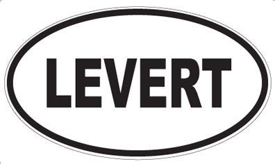 LEVERT - Oval Sticker