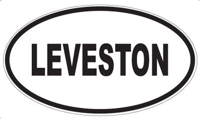 LEVESTON - Oval Sticker