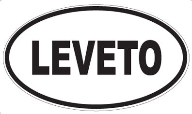 LEVETO - Oval Sticker