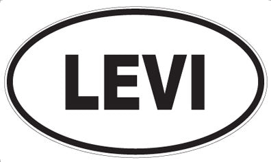 LEVI - Oval Sticker
