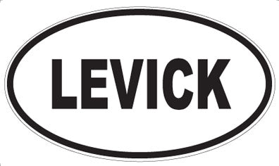 LEVICK - Oval Sticker