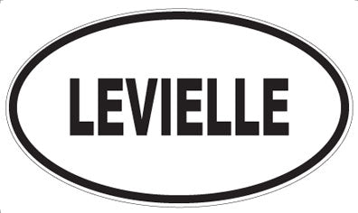 LEVIELLE - Oval Sticker