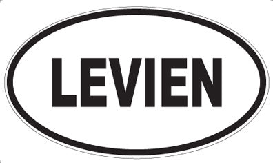 LEVIEN - Oval Sticker