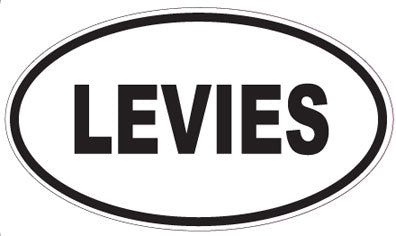 LEVIES - Oval Sticker