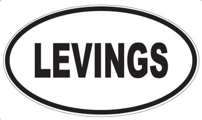 LEVINGS - Oval Magnet