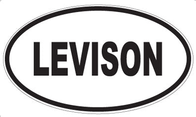 LEVISON - Oval Sticker