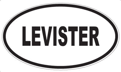 LEVISTER - Oval Sticker