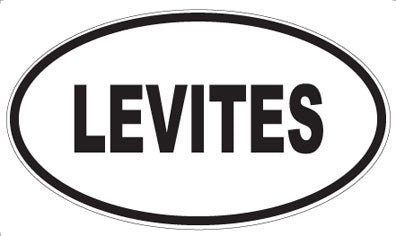 LEVITES - Oval Magnet