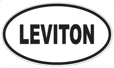 LEVITON - Oval Sticker