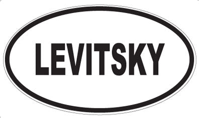 LEVITSKY - Oval Magnet
