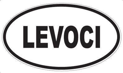 LEVOCI - Oval Sticker