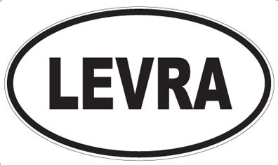 LEVRA - Oval Sticker