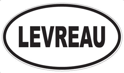 LEVREAU - Oval Sticker