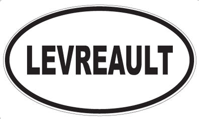 LEVREAULT - Oval Sticker