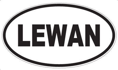 LEWAN - Oval Sticker