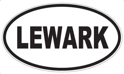 LEWARK - Oval Sticker