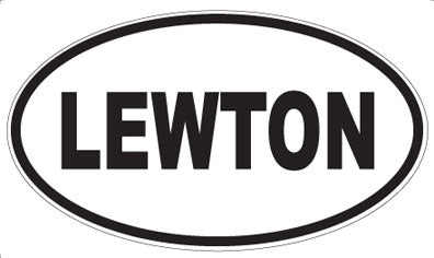 LEWTON - Oval Magnet