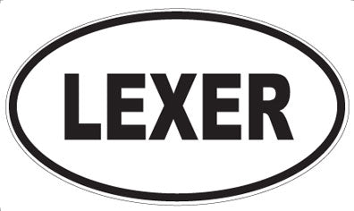 LEXER - Oval Magnet