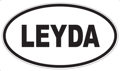 LEYDA - Oval Sticker