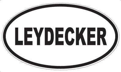 LEYDECKER - Oval Magnet