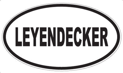 LEYENDECKER - Oval Magnet