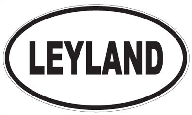 LEYLAND - Oval Magnet