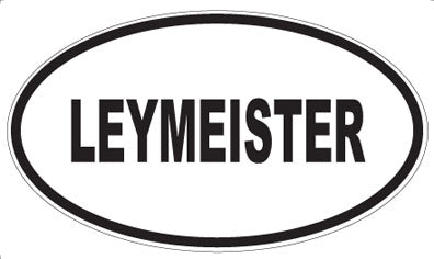 LEYMEISTER - Oval Sticker