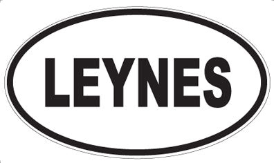 LEYNES - Oval Sticker